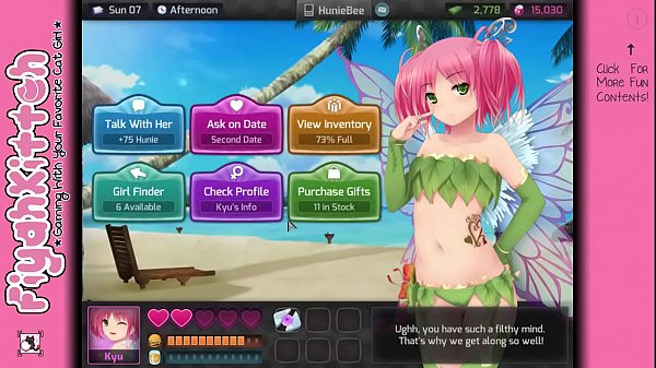 20 billion questions *huniepop* female walkthrough #8