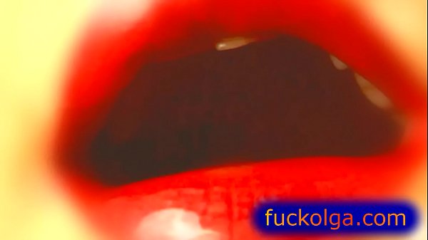 Extreme closeupon cumshots in mouth and lips
