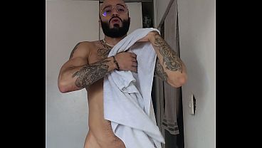 BLAZEX - NERVOUS GUY JERKS OFF HIDING FROM WINDOW AND EATS HIS OWN CUM 