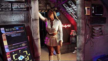 Space Babes ~ Cosmic Seduction in Zero Gravity ~ Ebony Xeinna Rose ~ Interracial Sex