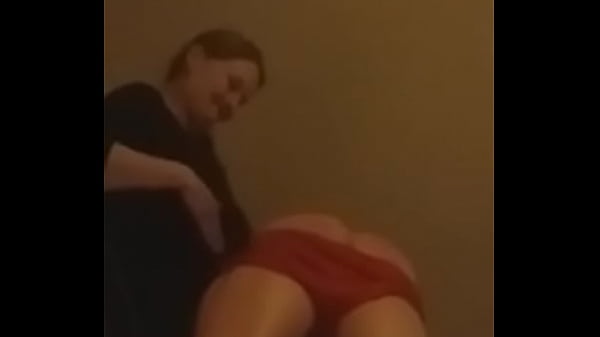 77 years old fostermom show a spanking