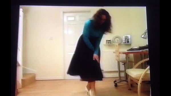 Convinced they can see up her skirt 