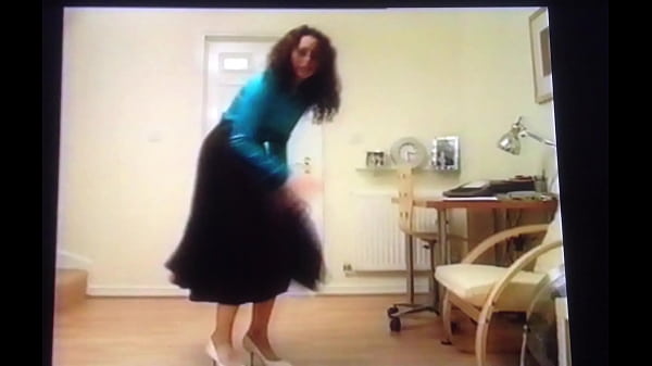 Convinced they can see up her skirt 