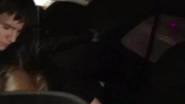 Fucking in the taxi 