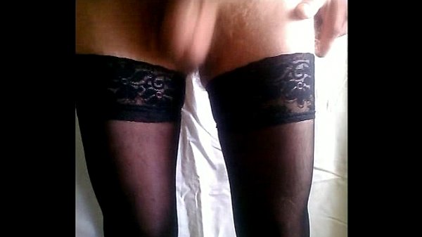guy fingering in stockings