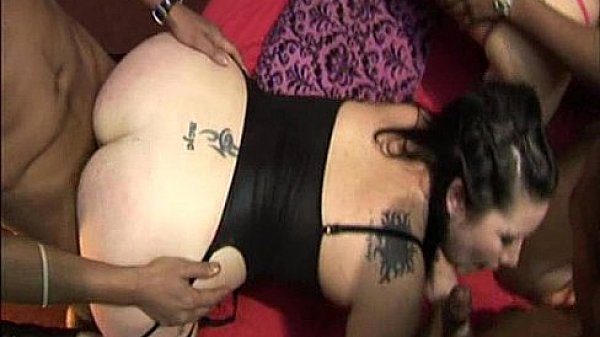 Gang Girls - British amateur girls gangbang swingers party 