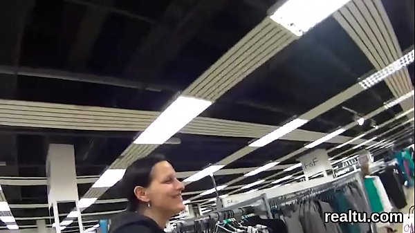 Exceptional czech kitten gets_tempted_in the shopping_centre and nailed in pov