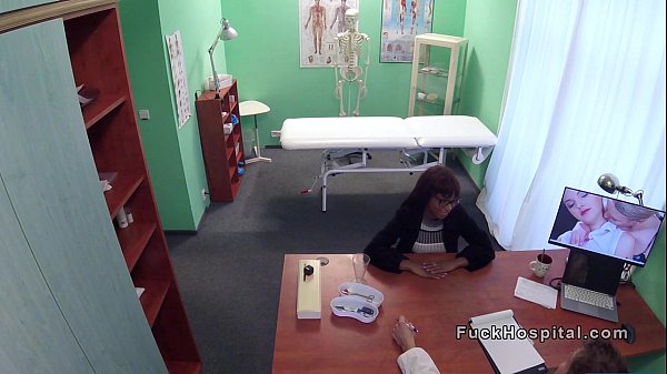 Doctor licks_ebony during examination