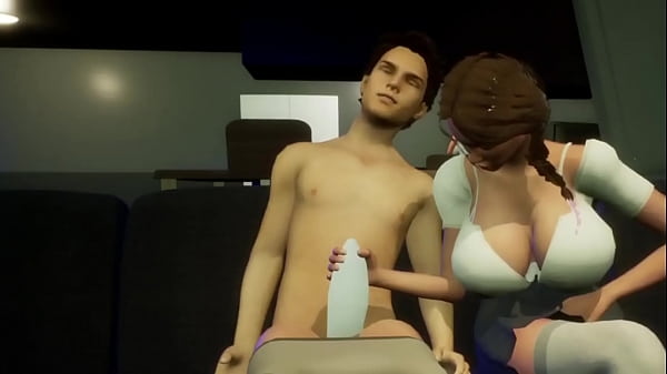 Stepsister Gives Hand Job Behind Their Stepmom's Back. thumbnail