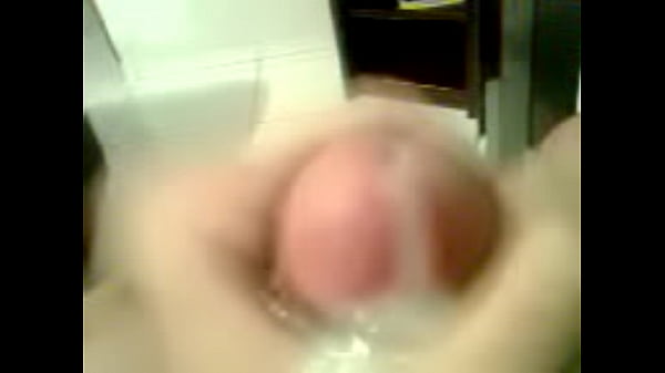 Young boy finishing masturbating 