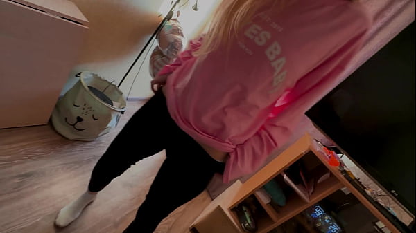 Teen 18 girl is teaching her ass to fart slowly in crowded place but something going wrong 