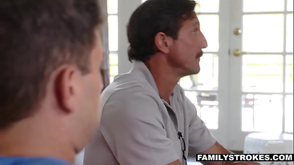 Cute stepmom & her horny stepson