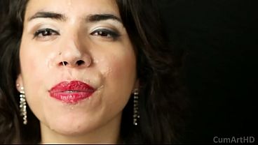 My beautiful wife shows how much she loves me by swallowing 11 loads in this compilation