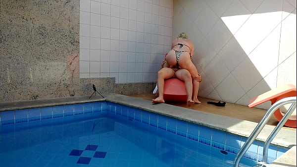 Play MP4 - My sister-in-law thought she was alone at home so I caught her masturbating in the pool&comma; I couldn't resist and went to help her