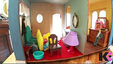 Giantess hunters punish & vore misbehaved tinies 