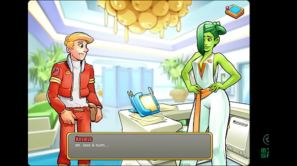 Jogo adulto space rescue ep 13 nessa nave tem ate mulher verde