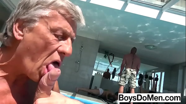 Play MP4 - Old Frank Plays with Fresh Cock at BoysDoMen