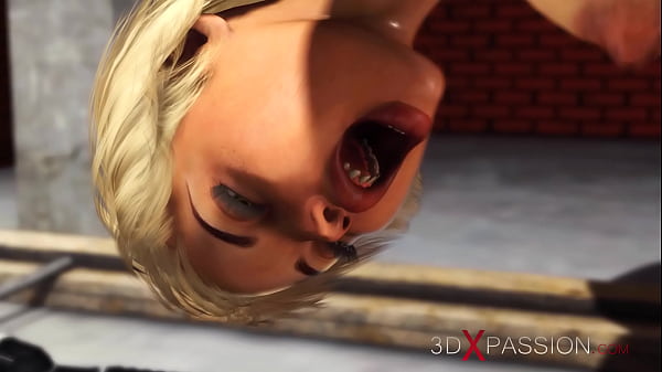 Super fuck machine. Hot shemale fucks hard a sexy teen slave in restraints 