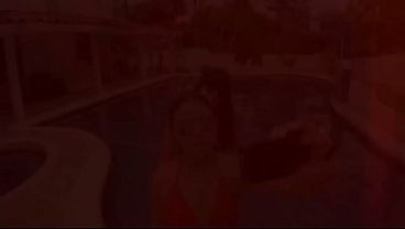 Nonton Stepsisters' Tanning Day Ends In Double Masturbation With Big Dildos Next To The Pool thumbnail