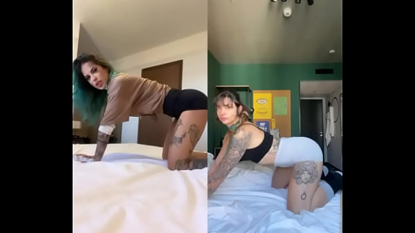 Tati zaqui dancing on all fours 