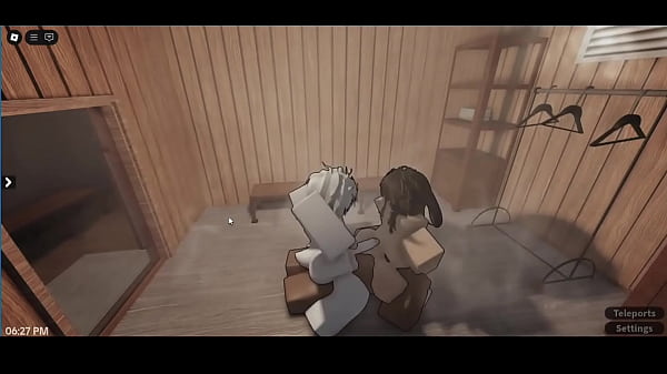 Three hot femboys fucking in a sauna after meeting in a bar 