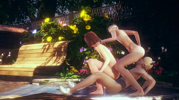 Yaoi Femboy - Natthan & Two Friends Threesome In A Park thumbnail