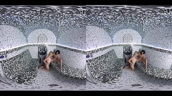 Play MP4 - vrpornjack&period;com - Two Teens enjoy themselves at the sauna in VR