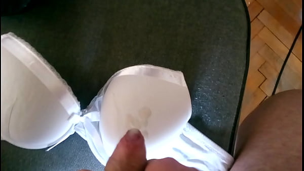 crossdress cum bra 