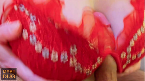 Stuffing her bra with cum myst duo