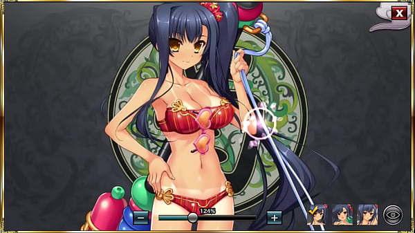 GIF 真恋姫夢想 天下統一伝 関羽 水着弐