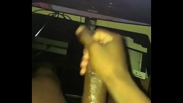 Stroking my fat cock