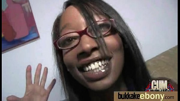 Hot ebony chickin interracial_gangbang30