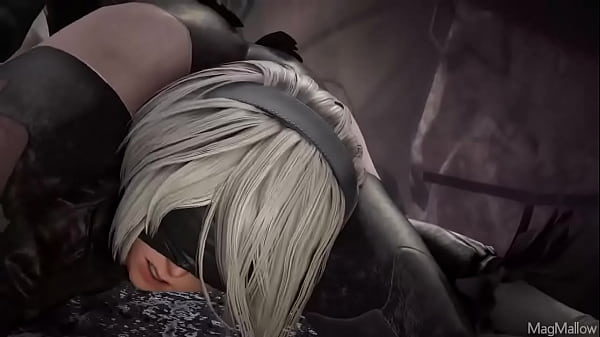 lesbianas NieR masturbacion anal 