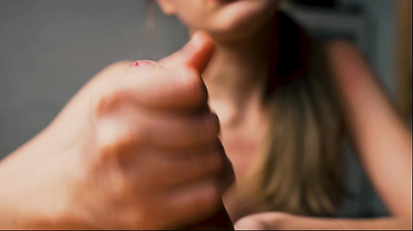 Play MP4 - A beauty with red lips jerks off her boyfriend in close-up and brings him to the peak of pleasure&period;