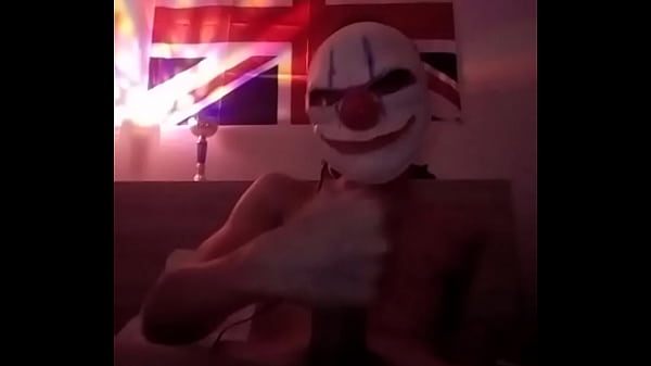 Masturbating with a mask 