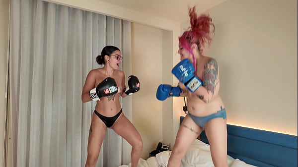 Bouncing Tits Humiliated Sluts Boxing Domination Wrestling thumbnail