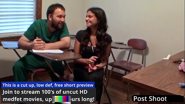 Freshman gets mandatory hitachi orgasm from doctor tampa yesenia sparkles