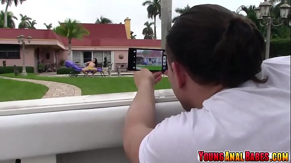 Sunbathingbabe Kimber Woods ass fucked byvoyuer