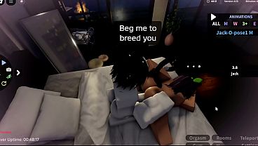 Roblox sex with a cute catgirl fan 