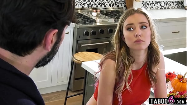 With step mom gone teen stepdaughter had to fuck her step dad anal to cheer him up 