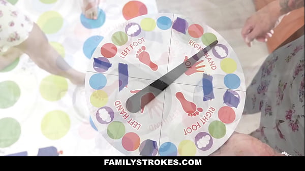 Horny Stepbro & Hot Stepsis Chanel_Grey Play Naughty Naked Twister &Fuck