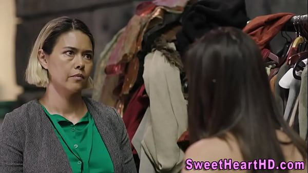 Asian lesbian teen_eats out_and scissors