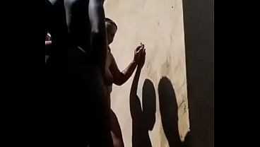 Backshots with my village gal in the village bathroom 