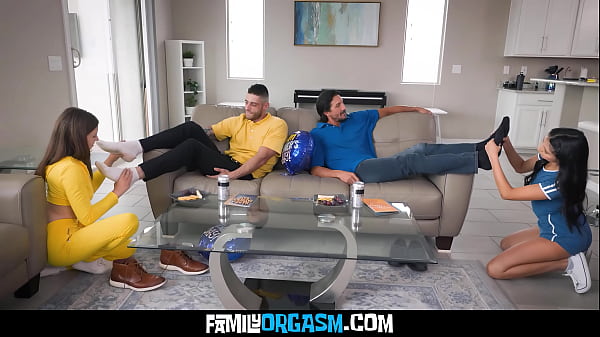 Helpful daughters tackle household tasks with dedication and teamwork 