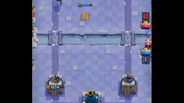 Cogida a un wey que no sabe jugar clash royale 