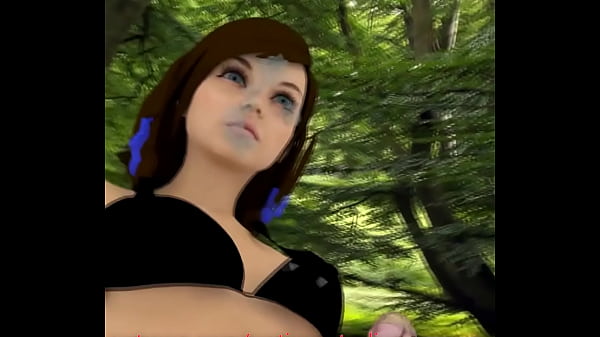 Cute Sexy Futa Girl get sucked by a wild t. plant 