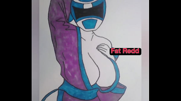 Multicolored sexy fighter. 