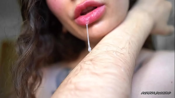 Seductive Spit Play with Hairy Arm Allure CUSTOM