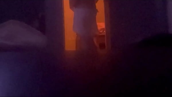 Spy cam caught s twink woken up by his horny step dad for a quick but hot session (spanking, bj, trampling, face sitting)