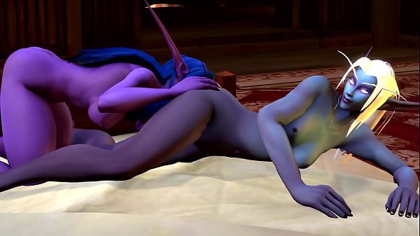 Night elf eats out enuleth world of warcraft animation sfm